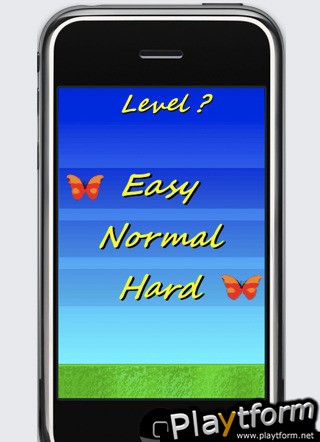 a Orange Butterfly Peg ! (iPhone/iPod)