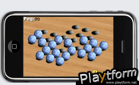 a 3D Ice Marble Peg ! (iPhone/iPod)