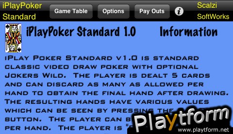 I PLAY POKER (iPhone/iPod)