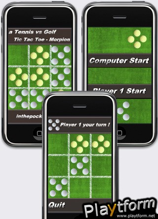 a Tennis vs Golf Tic Tac Toe - Morpion (iPhone/iPod)