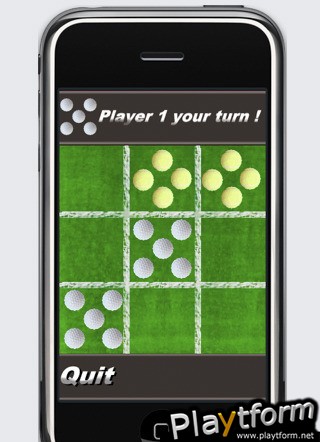 a Tennis vs Golf Tic Tac Toe - Morpion (iPhone/iPod)