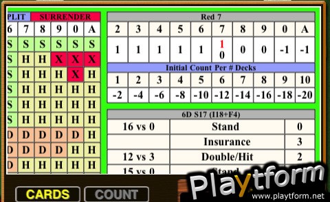 BlackJack 21 Professional Simulator (iPhone/iPod)