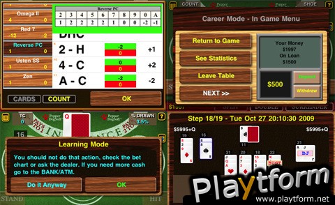 BlackJack 21 Professional Simulator (iPhone/iPod)