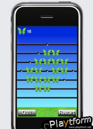 a Green Butterfly Peg ! (iPhone/iPod)