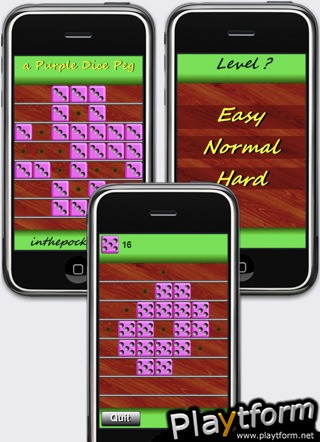 a Purple Dice Peg ! (iPhone/iPod)