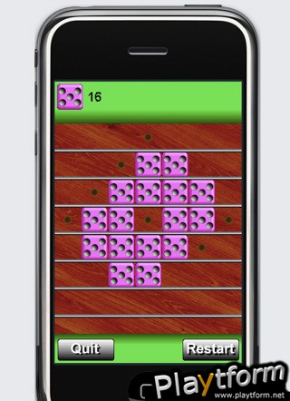 a Purple Dice Peg ! (iPhone/iPod)
