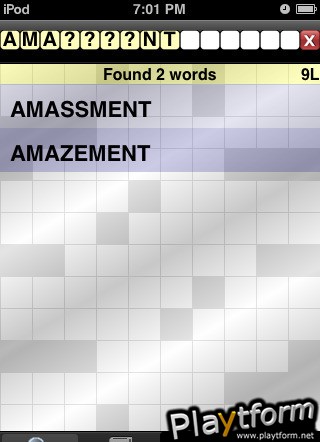 Crossword Helper (iPhone/iPod)