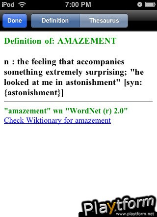 Crossword Helper (iPhone/iPod)