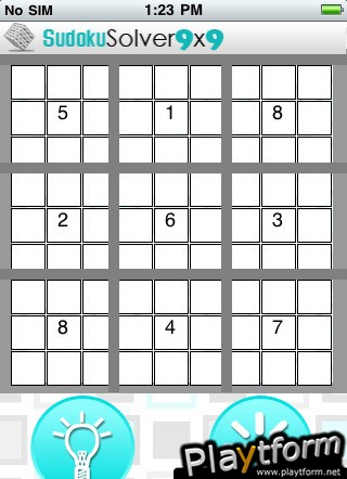 Sudoku Solver 9x9 (iPhone/iPod)
