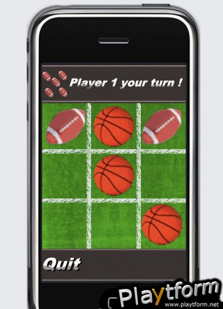 a Basket vs Foot Tic Tac Toe - Morpion (iPhone/iPod)