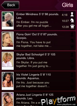 Hot Girls Jigsaw Puzzle Deluxe (iPhone/iPod)