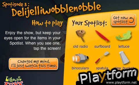 Luke Spotisode3 : Delijelliwobblenobble (iPhone/iPod)