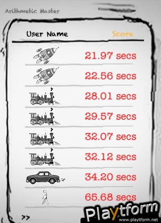 Arithmetic Master (iPhone/iPod)