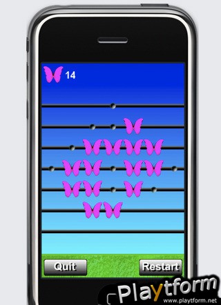 a Pink Butterfly Peg ! (iPhone/iPod)