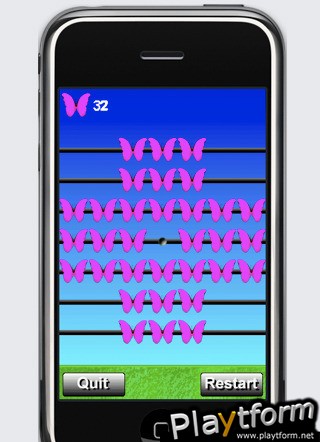 a Pink Butterfly Peg ! (iPhone/iPod)