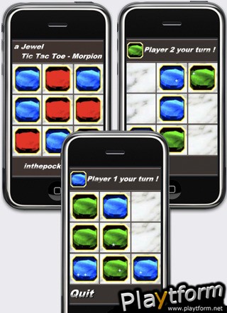 a Jewel Tic Tac Toe - Morpion (iPhone/iPod)