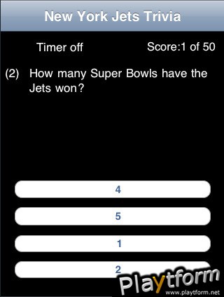 New York Jets Football Trivia (iPhone/iPod)