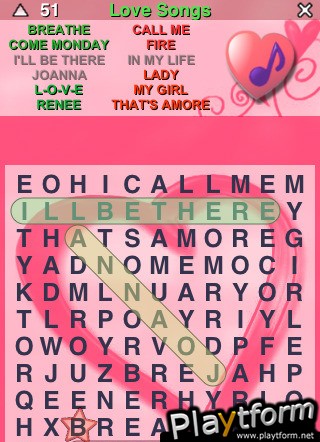 Valentine Word Search 2010 (iPhone/iPod)