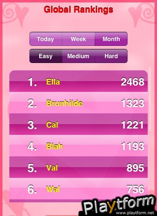 Valentine Word Search 2010 (iPhone/iPod)