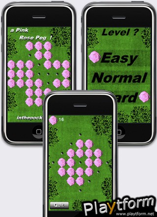 a Pink Rose Peg ! (iPhone/iPod)