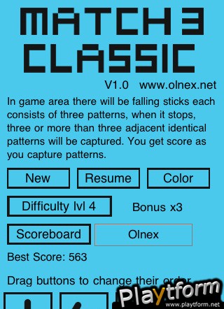 Match3Classic (iPhone/iPod)