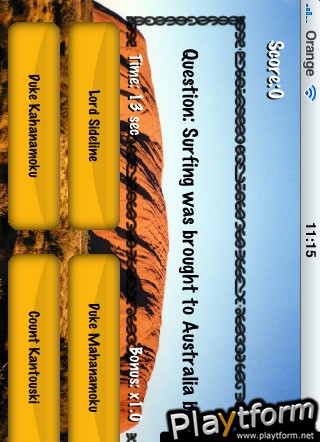The Big Australian Quiz (iPhone/iPod)