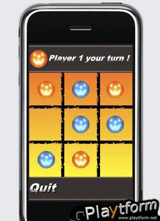 a Pumpkin Tic Tac Toe - Morpion (iPhone/iPod)