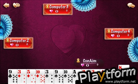 Hearts Online Multiplayer Card Game (iPhone/iPod)