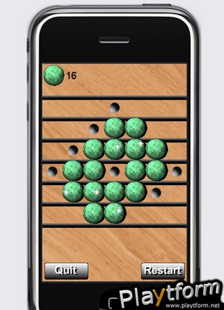 a Green Marble Peg ! (iPhone/iPod)