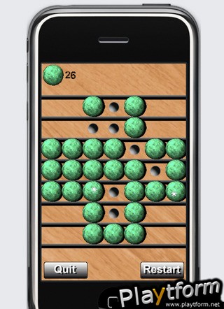 a Green Marble Peg ! (iPhone/iPod)