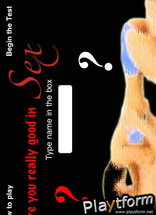 Sex Test (iPhone/iPod)