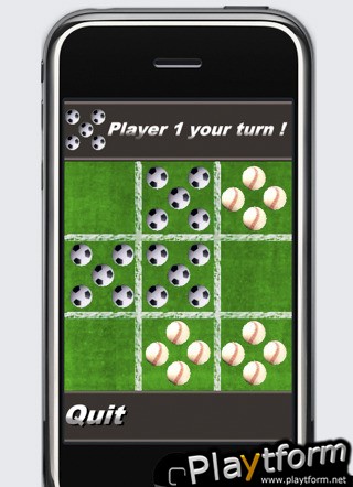 a Football vs BaseBall Tic Tac Toe - Morpion (iPhone/iPod)