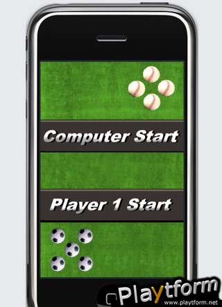 a Football vs BaseBall Tic Tac Toe - Morpion (iPhone/iPod)