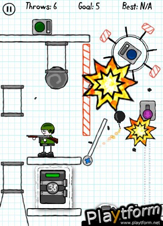 Doodle Bomb: Physics Puzzle with a Bang (iPhone/iPod)