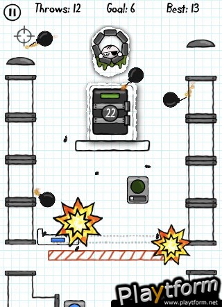 Doodle Bomb: Physics Puzzle with a Bang (iPhone/iPod)