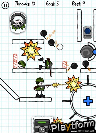 Doodle Bomb: Physics Puzzle with a Bang (iPhone/iPod)