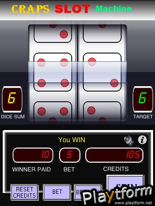 Slot Machine Craps (iPhone/iPod)