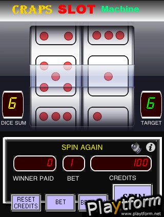 Slot Machine Craps (iPhone/iPod)