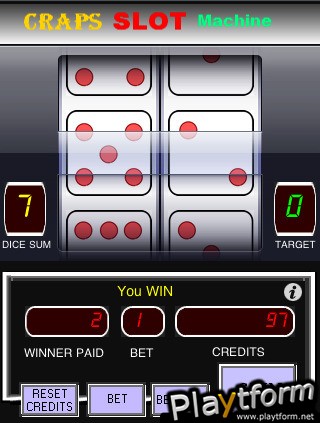 Slot Machine Craps (iPhone/iPod)