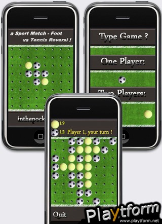 a Sport Match - Foot vs Tennis Reversi (iPhone/iPod)