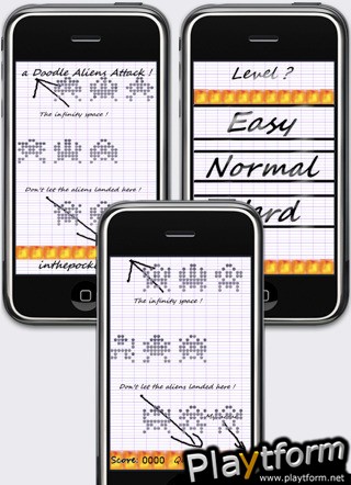 a Doodle Aliens Attack ! (iPhone/iPod)