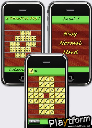 a Yellow Dice Peg ! (iPhone/iPod)
