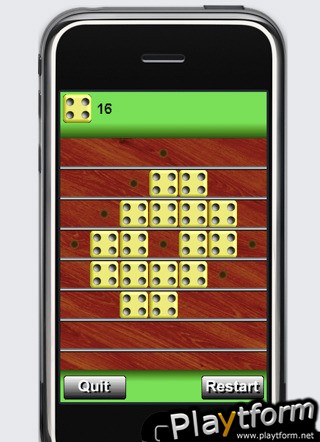a Yellow Dice Peg ! (iPhone/iPod)