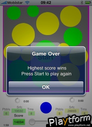 Pebble Tile Game (iPhone/iPod)