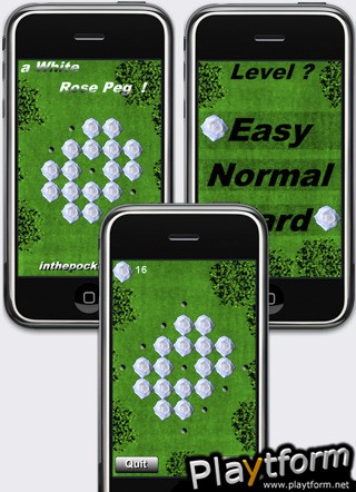 a White Rose Peg ! (iPhone/iPod)