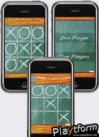 a School Board  Tic Tac Toe - Morpion (iPhone/iPod)