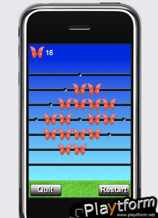 a Red Butterfly Peg ! (iPhone/iPod)