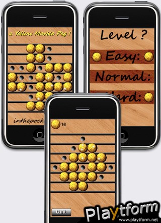 a Yellow Marble Peg ! (iPhone/iPod)