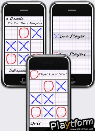 a Doodle Tic Tac Toe - Morpion (iPhone/iPod)