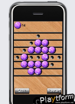 a Purple Marble Peg ! (iPhone/iPod)